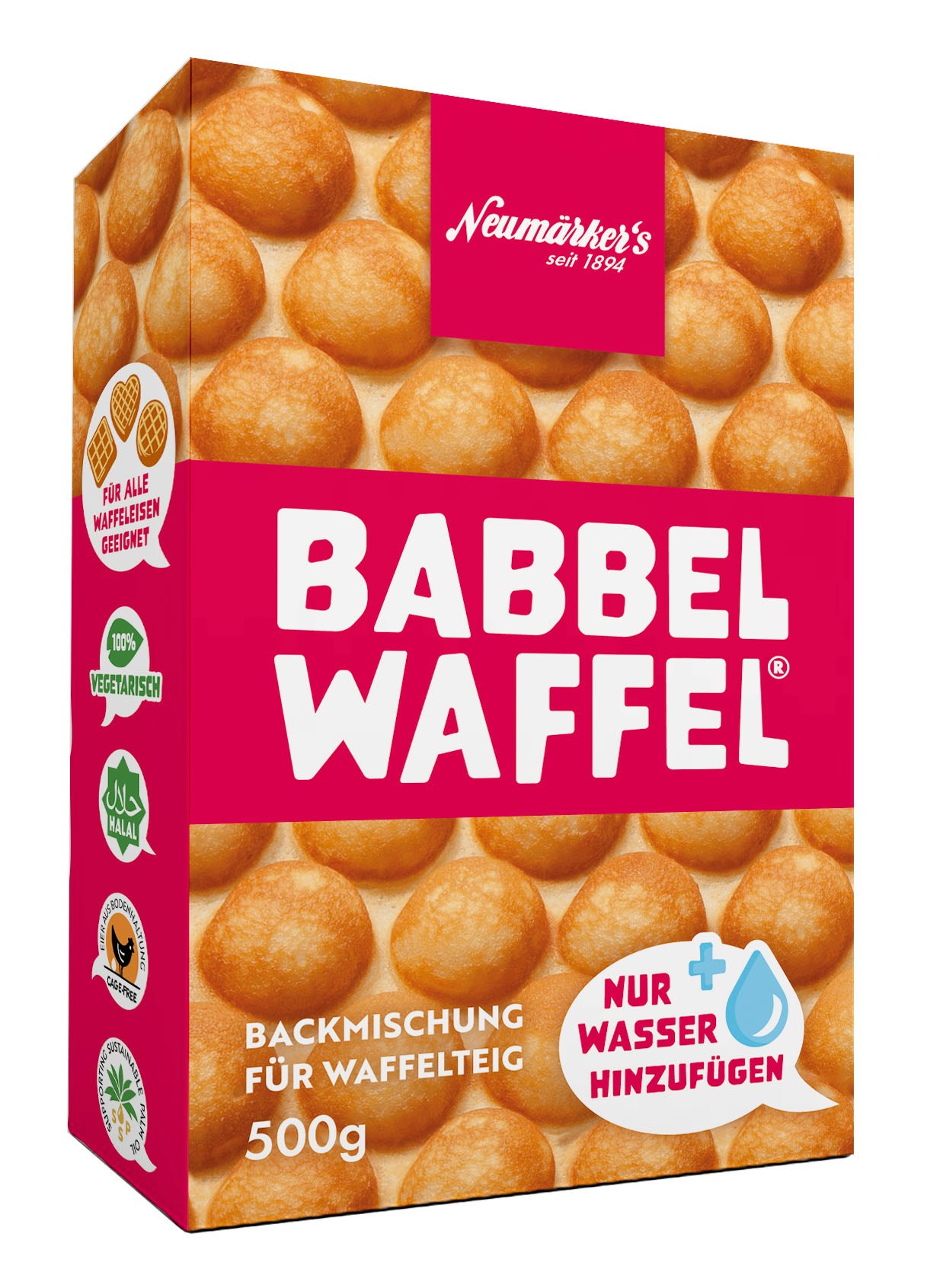 Babbel Waffel® 500g 1 VE Box